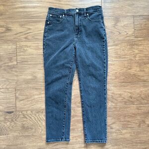 Madewell Jeans Women's Size 29 The Perfect Vintage Lunar Wash Dark Gray/Black
